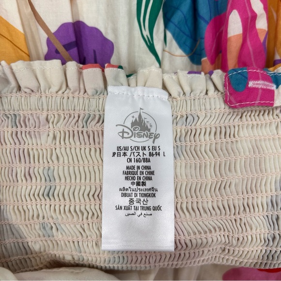 Disney Store Little Mermaid Live Action Dress Women Size Small 100% Cotton - Picture 8 of 12